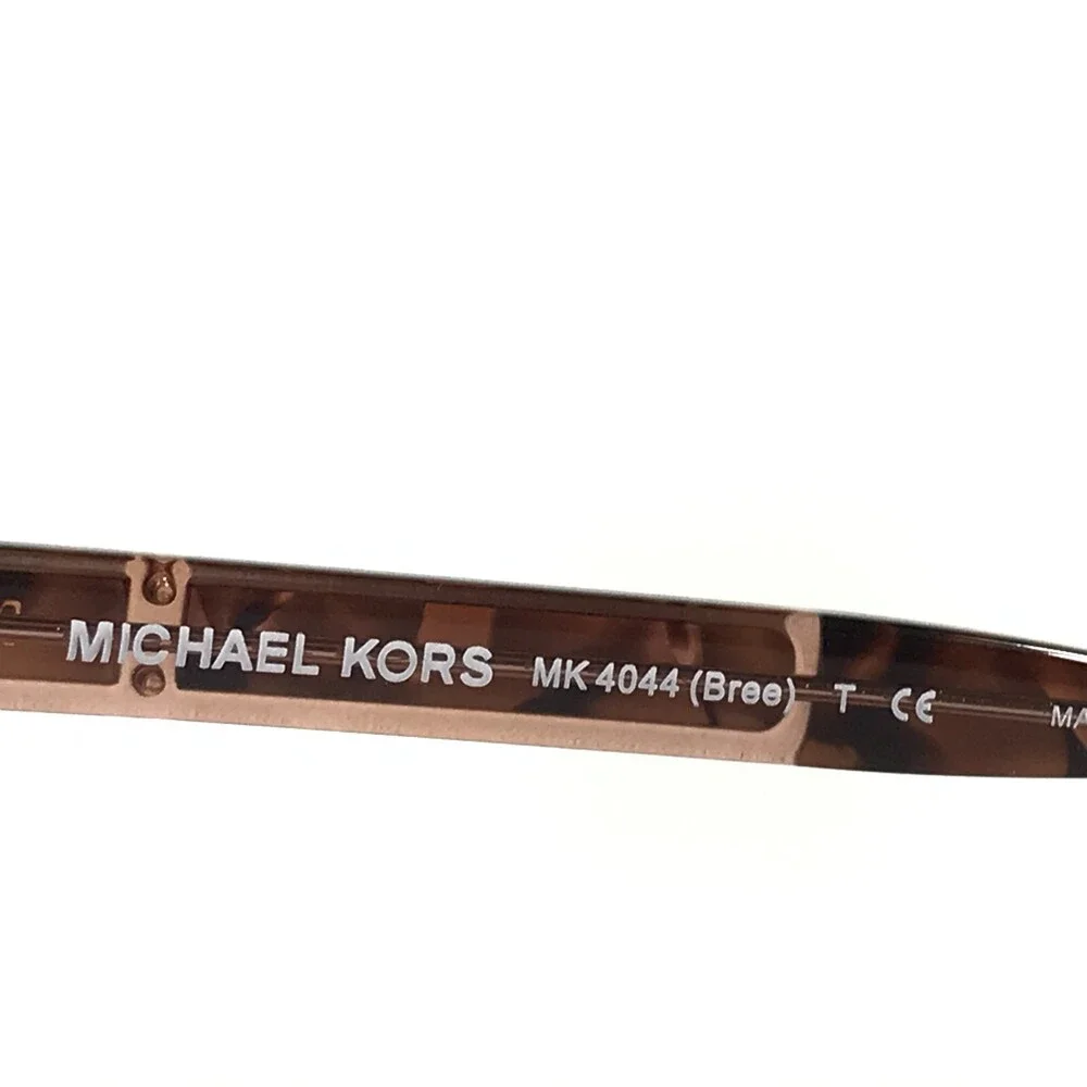 Michael Kors Eyeglasses Frames MK4044 3251 Bree Pink Tortoise Square 52-16-135